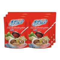 [พร้อมส่ง!!!] ฟ้าไทย น้ำก๋วยเตี๋ยวกึ่งสำเร็จรูปเข้มข้น รสเนื้อ 350 กรัม x 6 ซองFa Thai Instant Concentrated Noodle Soup Beef Flavored 350g x 6 pcs