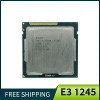 ใช้เกือบใหม่ Intel Xeon E3-1245 E3 1245 3.3GHz SR00L Quad-Core 8M แคช LGA 1155เดสก์ท็อปเซอร์เวอร์เครื่องประมวลผลซีพียู1245 E3