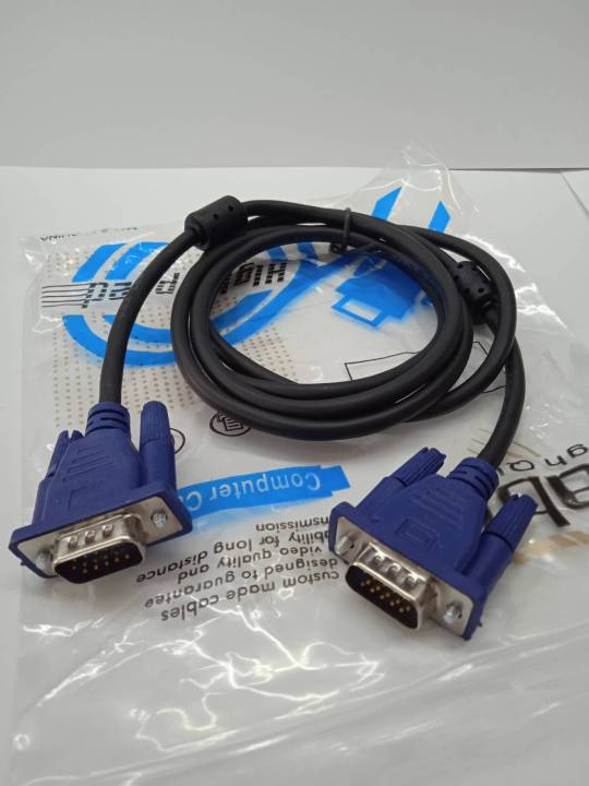 สายvga-สายrgb-สายสัญญาน15-pin-สายสัญญานภาพ-สายต่อจอ-ยาว-1-5-เมตร-ใช้ต่อคอมกับจอ-วัสดุดีได้มาตราฐาน-มีความแข็งแรงทนทาน-สัญญานดี