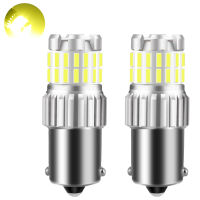 P21W LED BAU15S-36SMD 1คู่1156/ไฟเบรคอะไหล่โคมไฟรถยนต์ถอยหลังที่ทนทานสำหรับการดัดแปลงรถยนต์