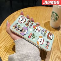 เคส JIUMOO สำหรับ Vivo V17 V19 Neo V19 (อินโดนีเซีย) ลายการ์ตูนน่ารักลูกสุนัขดีไซน์ใหม่หรูหราบางกรอบเคสซิลิโคนกันกระแทกโทรศัพท์คลุมทั้งหมดป้องกันเลนส์กล้องเคสนิ่ม