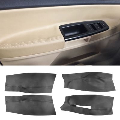 For VW POLO 2004 2005 2006 2007 2008 2009- 2011 Hatchback/Sedan Microfiber Leather Interior Door Panel Cover Protection Trim Furniture Protectors  Rep