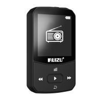 Ruizu X52เครื่องเล่นเพลง Fm บลูทูธไร้สาย,Mp3 Mp4บันทึก E-Book นับก้าวมัลติฟังก์ชั่นสำหรับนักเรียนกีฬาวิ่ง