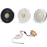 3W Led ดาวน์ไลท์จุดซังนำมินิโคมไฟเพดานในร่มจุดไฟ LED Dimmable