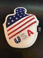 CM Golf Head Cover For Putter Mallet U.S.A Ret&amp;White&amp;Blue