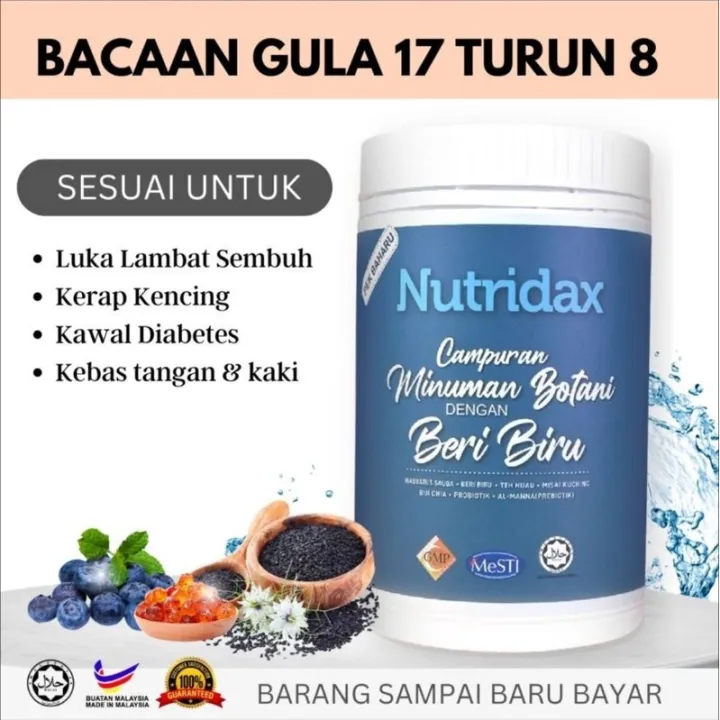 NUTRIDAX KURANGKAN PARAS KENCING MANIS | Lazada