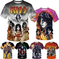 Music 3D Graphic Rock Band Rap T Shirt Men Women Kids Apparel Vintage Harajuku Style Hip-hop Print Tee Tops Streetwear Loose Top