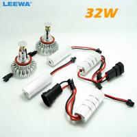 Leewa H8 32W ไฟ Led แหวนเฮโล E92หลอดไฟสำหรับ Bmw/E60/E70/E89/X5/E71/X6พร้อม Ca4255ไฟหน้าซีนอน Oem