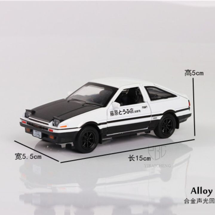 1-32-ae86โมเดลรถเบื้องต้น-d-corolla-รถ-ae86อัลลอยด์สีดำ-ขาวสำหรับเด็กผู้ชายโมเดลรถญี่ปุ่น-trueno-metal-diecast-ดึงกลับซูเปอร์คาร์สำหรับเด็กผู้ชาย