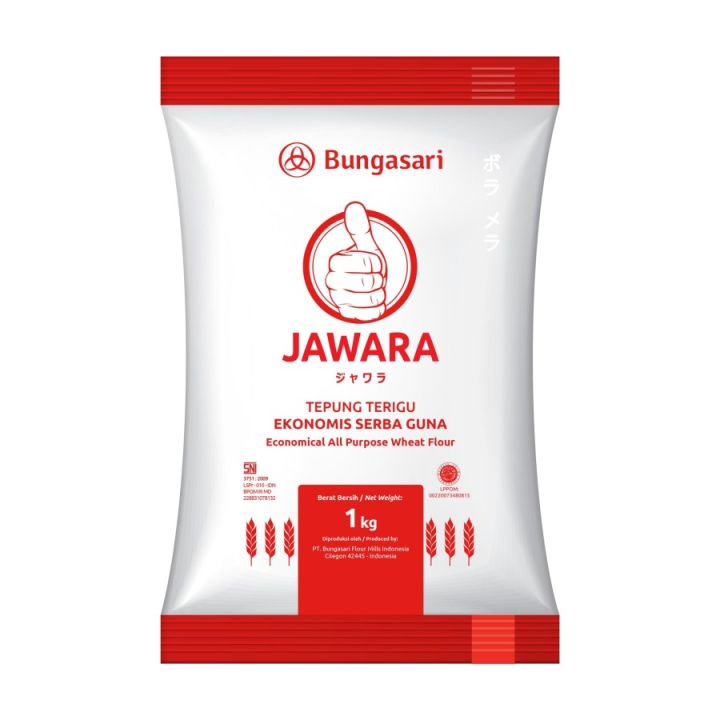 Jawara Tepung Serbaguna 1 Kg 1 Dus Isi 10 Pcs Lazada Indonesia 