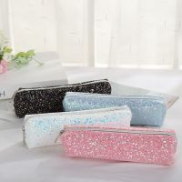 Pencil Cases For Girls Korean Stationery Glitter Pencil Case Trousse Pen Case Sequin Estuche School Supplies Pencil Pouch Pencil Cases Boxes