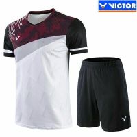 Victor Badminton sport suit the new ball game jersey breathable quick-drying training men and women clothing custom printing with short sleeves