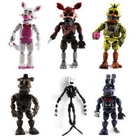 1Pcs FNAF อะนิเมะ Five Night At Freddys Movable Joints Bonnie Foxy Freddy Chica PVC Action Figure ของเล่นเด็กของขวัญ