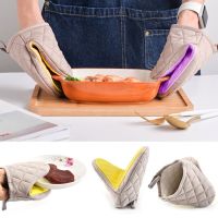 【CW】 MicrowaveResistant NonAnti Scalding Hand Clip Tray Dish Bowl Holder Oven Mitts Insulation Gloves