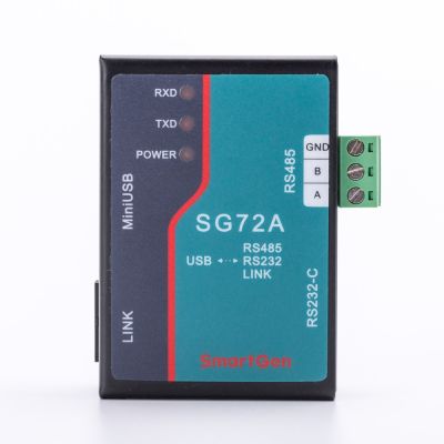 โมดูลการแปลงสายติดต่อสื่อสาร SG72A USB RS232ชิ้นส่วนเครื่องกำเนิดไฟฟ้าดีเซลลิงค์ RS485สำหรับการขนส่งสัญญาณคอนโทรลเลอร์