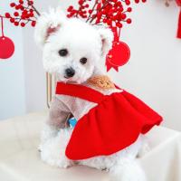 Pet Dog Skirt Cartoon Pictures Christmas Festival Decoration	for Autumn Princess Dress Dresses