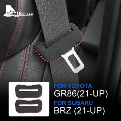 HOT สติกเกอร์ติดหัวเข็มขัดนิรภัยรถยนต์ สําหรับ Subaru BRZ Toyota GR86 2021-2023 1 ชิ้น