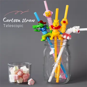 Silicone Straw Covers - Cute Animals | Regular Straw - duck