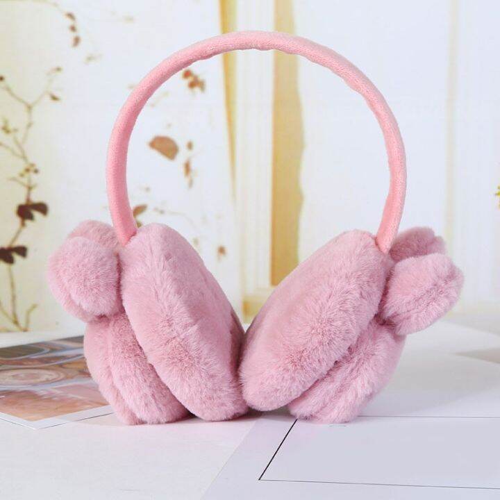 cartoon-rabbit-warm-earmuff-plush-thick-soft-adjustable-ear-cover-for-kids-headband-earflap-winter-outdoor-warmer-headphones