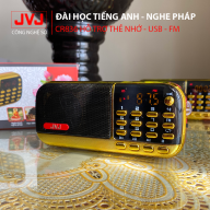 Loa nghe pháp mini JVJ CR-836 đài FM,sử dụng học tiếng anh loại 2 pin hỗ trợ thẻ nhớ, USB, Đài nghe kinh phật, tụng kinh cho người già , đài Craven chính hãng pin trâu - BH 12 tháng thumbnail