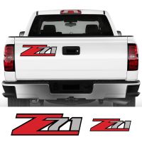 สติกเกอร์ตกแต่ง Z71รถกระบะสำหรับเชฟโรเลตซิลเวอร์ราโด Colorado 1500 2500ข้างเตียงนอนประตูท้ายรถ Z71อุปกรณ์ปลอกรถยนต์สติ๊กเกอร์ไวนิลติดรถยนต์