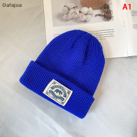 Oafajoa หมวกบีนนี่ลำลองสำหรับผู้หญิงหมวกถักแฟชั่นผู้ชายและผู้หญิงสีทึบหมวกฮิปฮอปหมวกอบอุ่นสำหรับฤดูหนาว