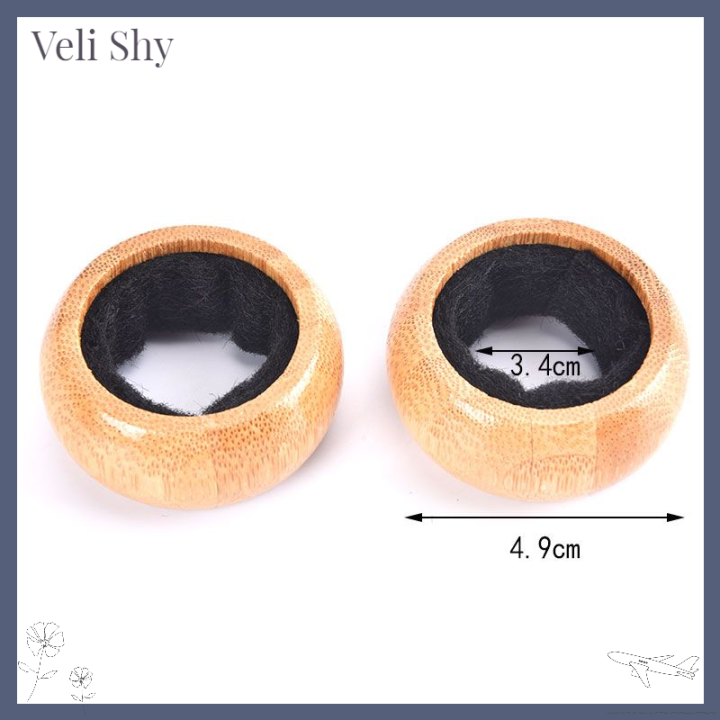 veli-shy-ปลอกขวดไวน์ทำจากไม้ขวดไวน์ขวดไวน์แดงกันหยดน้ำแหวนคอหยุด