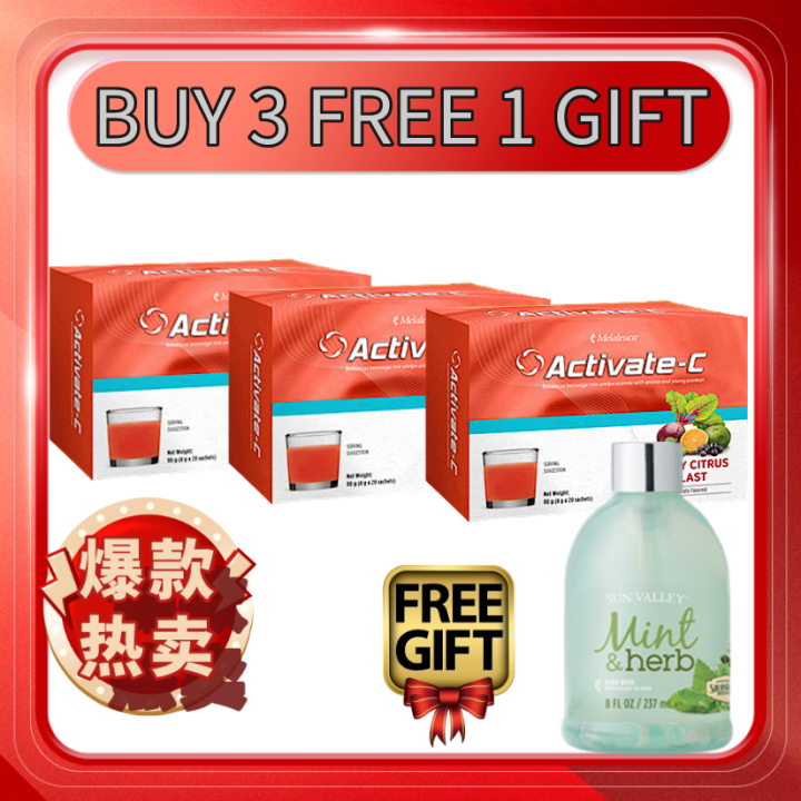 BUY 3 FREE 1 GIFT New ProductActivateC Drink (Melaleuca Product