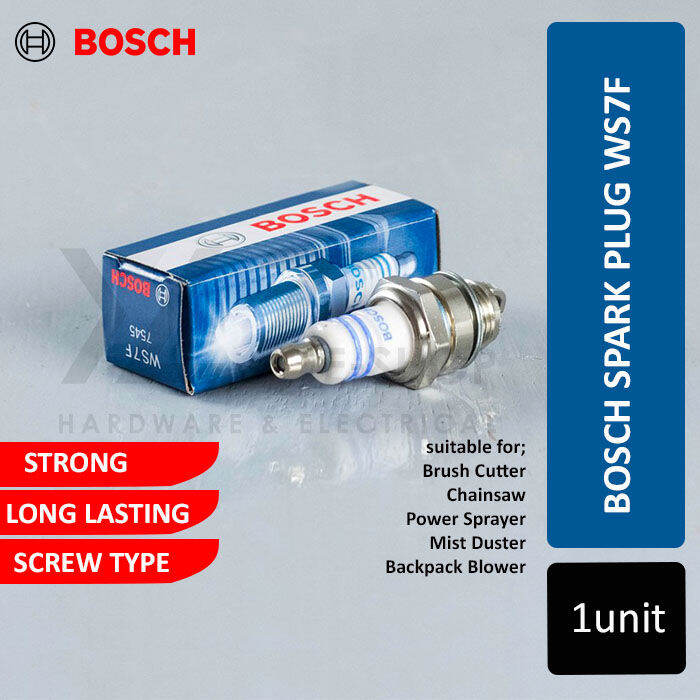 Bosch Spark Plug WS7F (Brush Cutter Mesin Rumput Chainsaw Mesin Gergaji