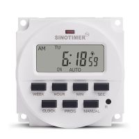 SINOTIMER 220V รายสัปดาห์7วัน Digital Programmable Timer Switch Relay Control