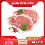 Giao nhanh HCM 1kg Sườn cốt lết heo Canada Nhập Khẩu - Thịt heo đóng gói