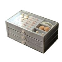 Smooth Jewelry Storage Box Waterproof Stress-resistance Saving Space Easy to Clean Jewelry Display Case