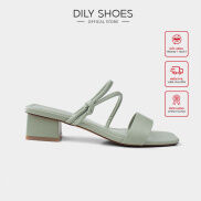 Giày Sandal DILY Tiện Lợi Gót Vuông 3cm_AA0278