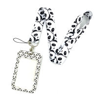 Panda Lanyard Credit Card ID Holder Bag Student Women Travel Card Cover Badge Car Keychain Gifts Accessories Decorations Gifts