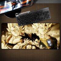 Dragon Vegeta Mouse Pads เกม Ped Anime คีย์บอร์ดยางขนาดใหญ่ Xxl Table Pads ตู้เกมอุปกรณ์คอมพิวเตอร์ แผ่นรองเมาส์คอมพิวเตอร์