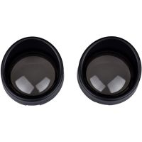 KATUR 1pair Motorcycle Turn Bezels Cover Indicators Trim for Sportster 1200 883 FLH Smoke/Clear/Red/Orange