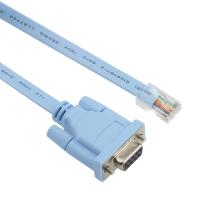 DB9 to RJ45 Cable - 9-Pin DB9 Serial RS232 Port to RJ45 Cat5 Ethernet LAN Rollover Console Cable Switch Line – Cable Length 1.5m