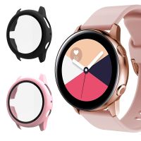 Case Glass For Samsung Galaxy Watch Active 2 44mm 40mm All-Around TPU Cover Bumper Screen Protector Galaxy Watch Active2 44 40mm