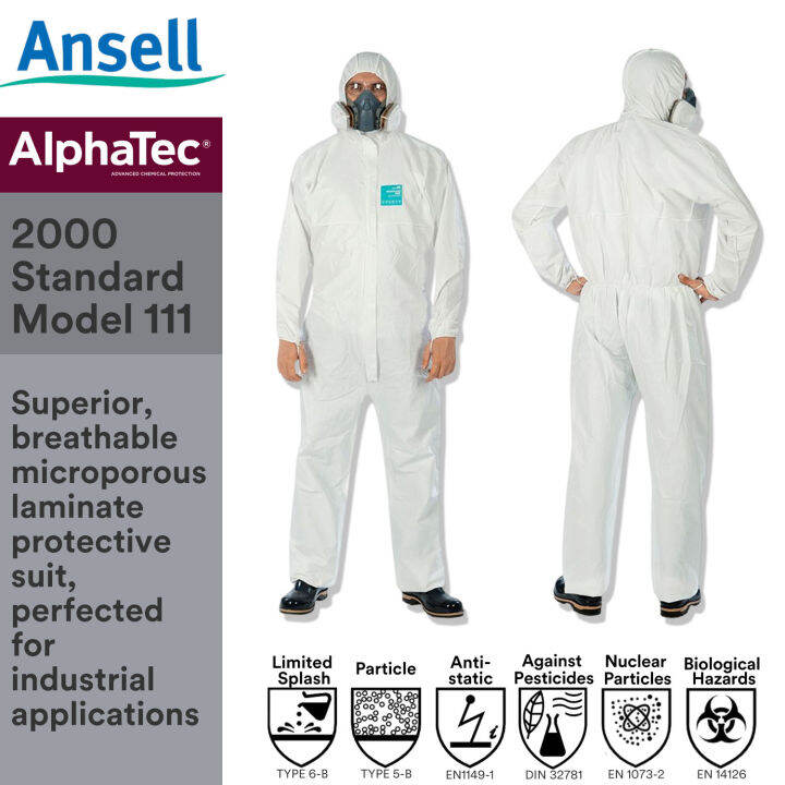 ANSELL AlphaTec® Microgard® 2000 Standard / Model 111 / Disposable ...