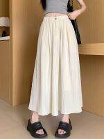 [COD] SURMIITRO Skirt with Pockets 2023 New Korean A Waist Female