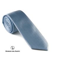 Giorgio Del Sarto Necktie Blue Fabric Texture เนคไทสีฟ้ามีเท็กเจอร์