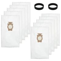 10 Pack Vacuum Cleaner Dust Bags and 2 Belts for 204811, 204814, 205811 Style F,G3 G4 G5 G6 G7 G8 G9 G10 G11 G12