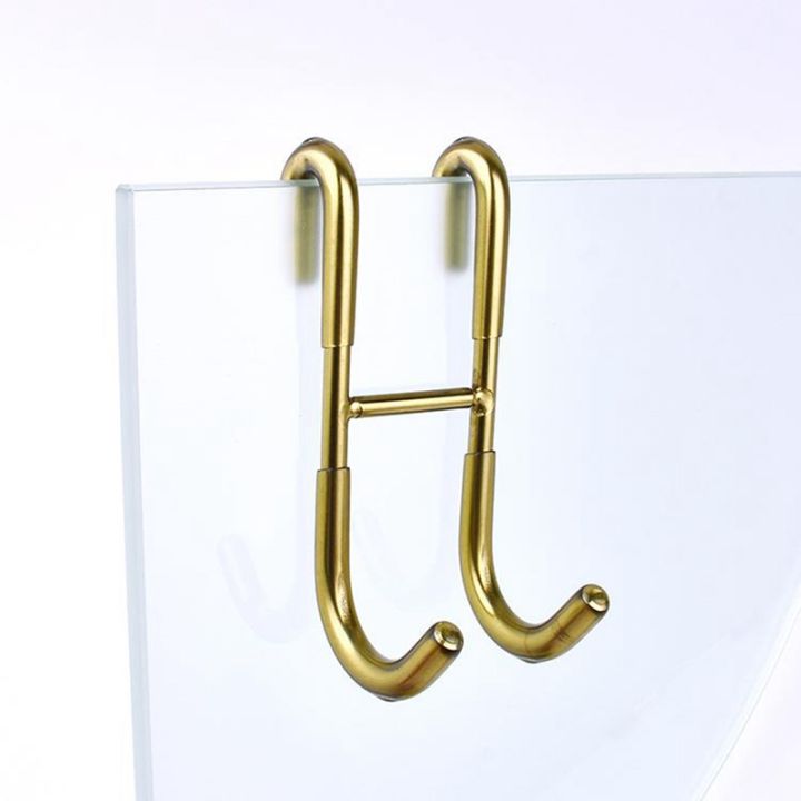 304-stainless-steel-s-hook-back-hook-of-plastic-glass-door-towel-double-hook