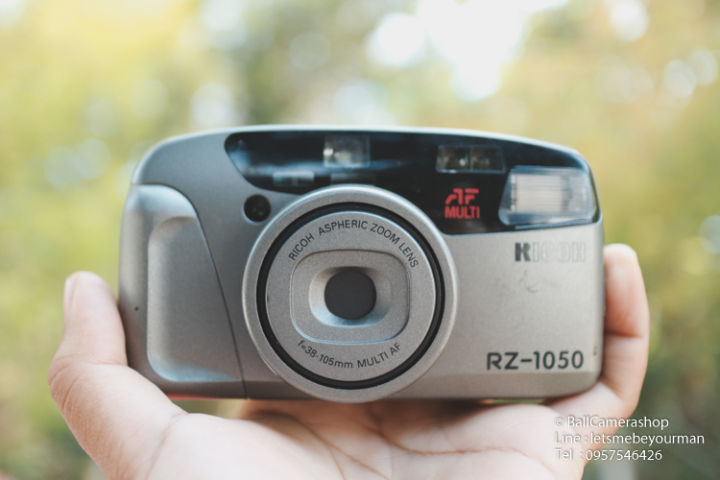 ขายกล้องฟิล์ม-compact-ricoh-rz-1050-มาพร้อมเลนส์-38-105mm-serial-21001233