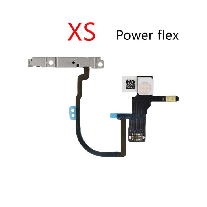 ปุ่มเพิ่มพลังและปริมาณวัสดุโลหะสายเคเบิลยืดหยุ่นกับสวิตช์กุญแจสำหรับ-iphone-11-12-pro-max-12-mini-x-xs-max
