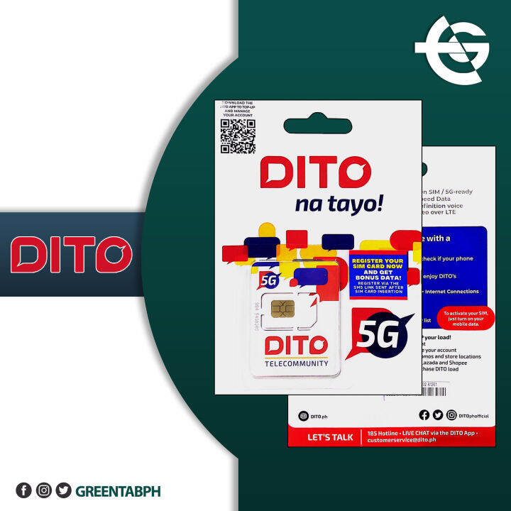 dito sim card free load