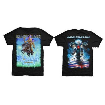 Iron Maiden T Tour Trooper Black Cotton