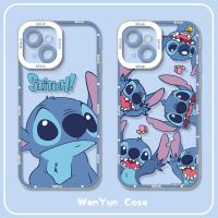 Disney Stitch Soft Clear Case for iPhone 14 11 Pro Max 13 12 Mini XR XS X 8 7 6 6S Plus SE 2020 Silicone Shockproof Back Cover  Screen Protectors