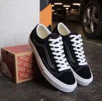 VANS OLD SKOOL STYLE36 BLACK-GREY  [สินค้านำเข้า] พร้อมส่ง (สินค้ามีกล่อง)