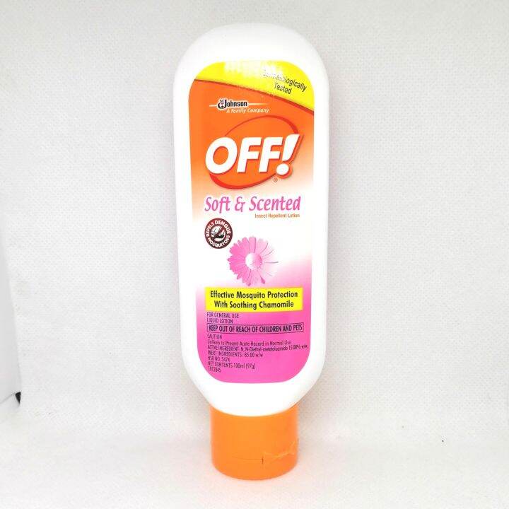 Johnson OFF Lotion Soft and Scented Insect Repellent Lotion (100ml